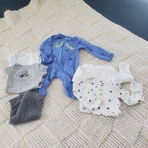 Sleeper, long and short sleeve onesies, pants